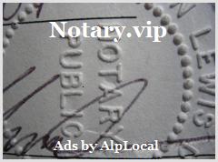 AlpLocal Notary VIP Mobile Ads