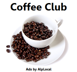 AlpLocal Coffee Club Mobile Ads