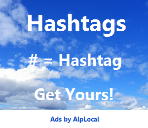 AlpLocal Hashtags Mobile Ads