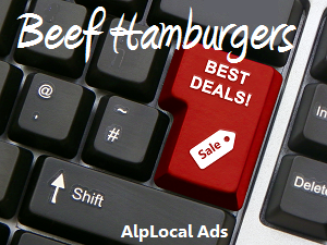 AlpLocal Beef Hamburgers Mobile Ads