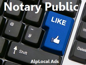 AlpLocal Notary Public Mobile Ads