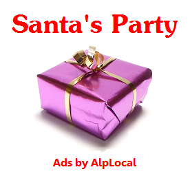 AlpLocal Santas Party Mobile Ads