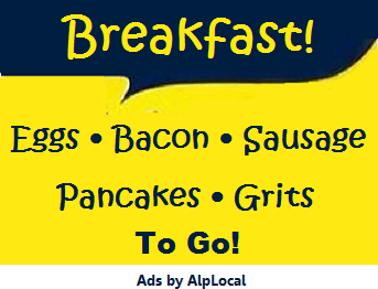 AlpLocal Breakfast Mobile Ads