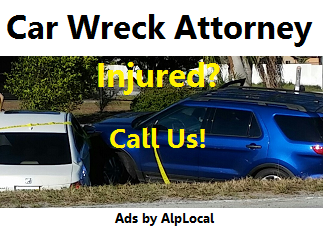AlpLocal Car Wreck Attorney Mobile Ads
