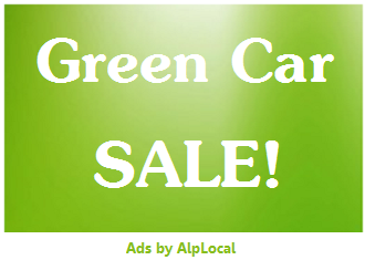 AlpLocal Green Car Sale Mobile Ads