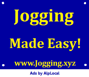 AlpLocal Jogging Mobile Ads