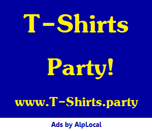 AlpLocal T-Shirts Party Mobile Ads